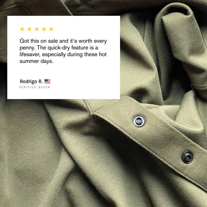 TexTale Men's Anti-Odor Polo - Perfect for Business Trips, Everyday Wear, and Light Sports, Durable Japanese Fabric Sweat-Wicking Energy High-quality Performance Lightweight Tee Menswear Top