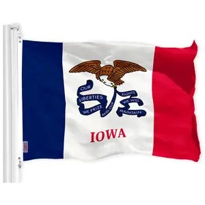 Iowa State Flag 150D Printed Polyester 3x5 Ft