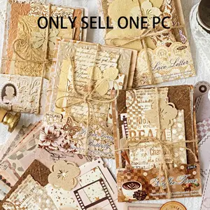 Vintage Lace Material Paper, 37pcs/set Mixed Material Paper, Scrapbooking & Journal Making Paper, DIY Decorative Paper for Scrapbooking & Journal Making, Handcraft, Crafting Kit