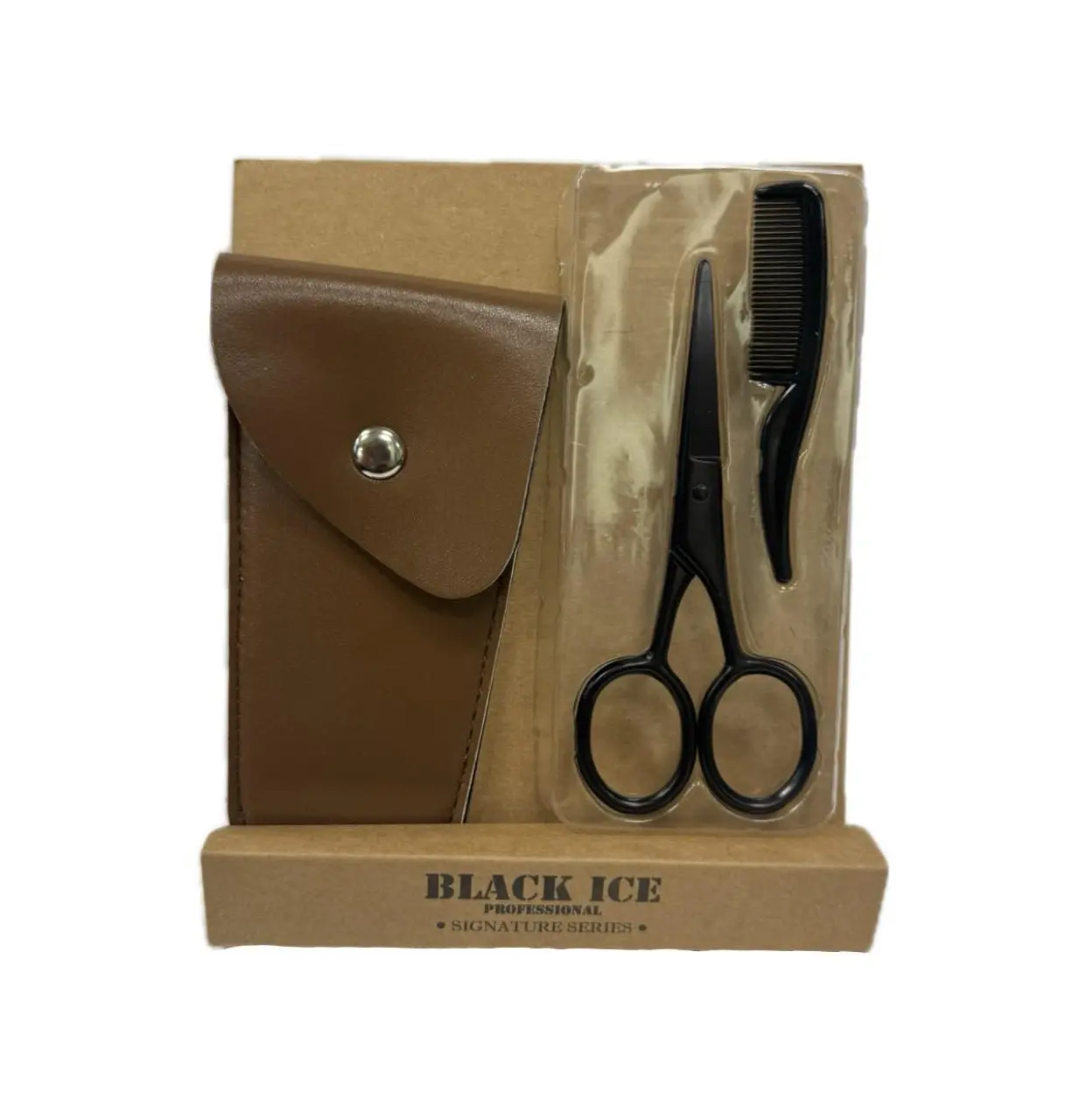 Black Ice Professional Signature Series Beard & Mustache Grooming Set