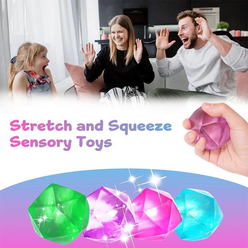 Player Stress Relief Fidget Cube, Gel-Filled Sensory Squishy Toy for Kids and Adults, Anxiety Relief for Home and Classroom boom Cute Gift decompression fidget