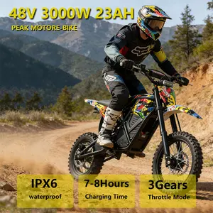 New ebike  EVOLTRIX 3000W Peak Power Mid-Drive Electric Bike, equipped with a 48V 23Ah battery, top speed of 38 mph, range of 40 miles, featuring 14-inch/12-inch wheels, lightweight foldable design, comes with a coupon, on sale