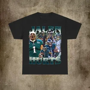 Jalen Hurts Tshirt, Jalen Hurts Tee Proffesional Football Player Unisex Bootleg