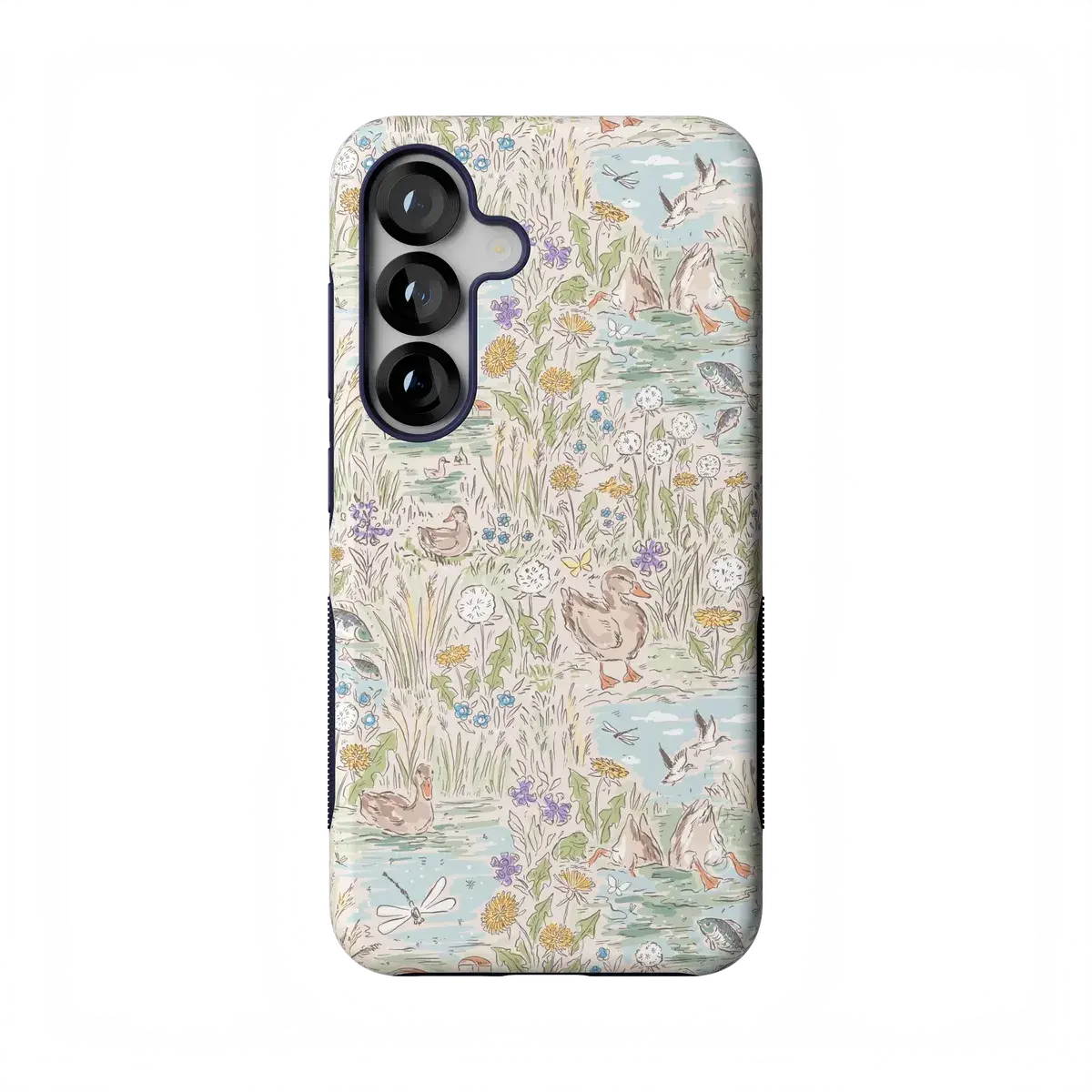 Casely Galaxy S25 Case | Waddle Path | Duck Pond | Bold Protective Design | Compatible with MagSafe