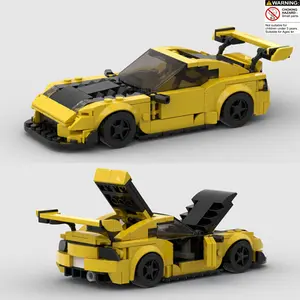 312pcs Moc Super Car Racing Classic Building Block Model Set, Moc Blocks Set, Stem Educational Toy for Kids, DIY Car Model Kit for Adults, Perfect Birthday Christmas Gift