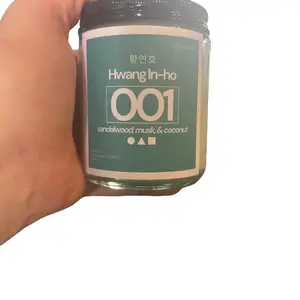 Squid Games-Inspired Candles - 8 oz Homemade Natural Soy Wax Candles with Lead-Free Cotton Jar Wicks in Sturdy Glass Jar