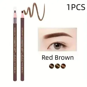 Ultra-Fine Waterproof Sweat-Proof Precise Eyebrow Pencil, Long-Lasting Smudge-Proof Eye Brow Pen, Perfect for Daily Use & Makeup, Cosmetic Tip Sleek