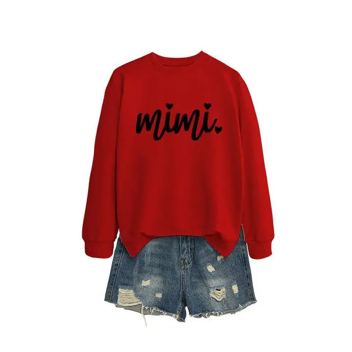 Big red hoodie（Black font）