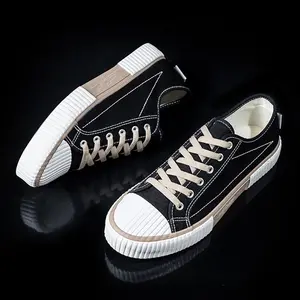 Women's Casual Canvas Shoes Low Top Lace Up Comfortable Sneakers
