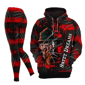 Sweet Dreams Horror Theme Combo Hoodie and Leggings