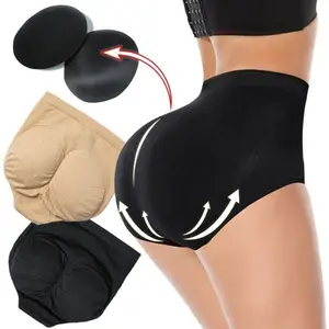 Women Butt Lifter Panties Padded Underwear Hip Enhancer Briefs Tummy Control Butt Lifting Shapewear for Women Body Shaper Briefs Comfortable Lightweight Invisible Hip Pads for Daily Wear