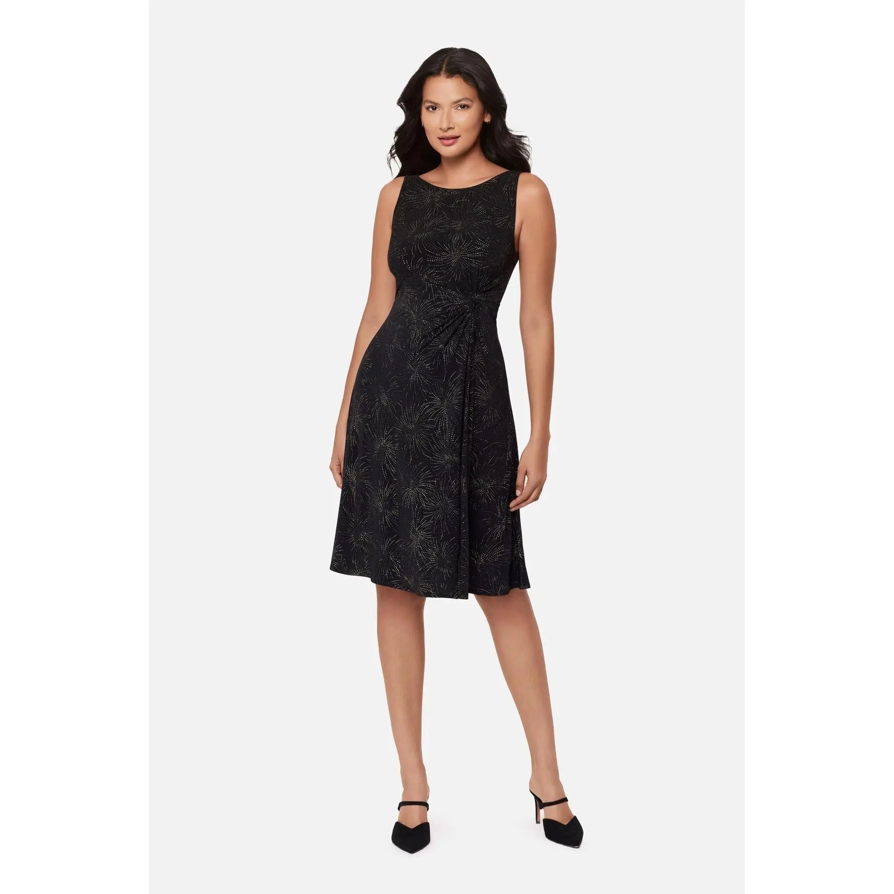 Remi Fit & Flair Shaping Dress in Skylights