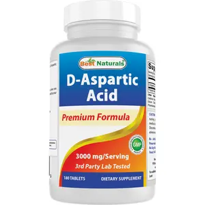Best Naturals D-Aspartic Acid (DAA) 3000 mg per Serving 180 Tablets