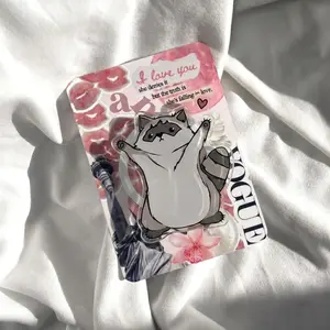 Cute Raccoon Phone Grip, Funny Trash Panda Phone Stand, Chonky Animal Phone Holder, Aesthetic Kawaii Raccoon Accessory, Humorous Birthday Gift for Friends