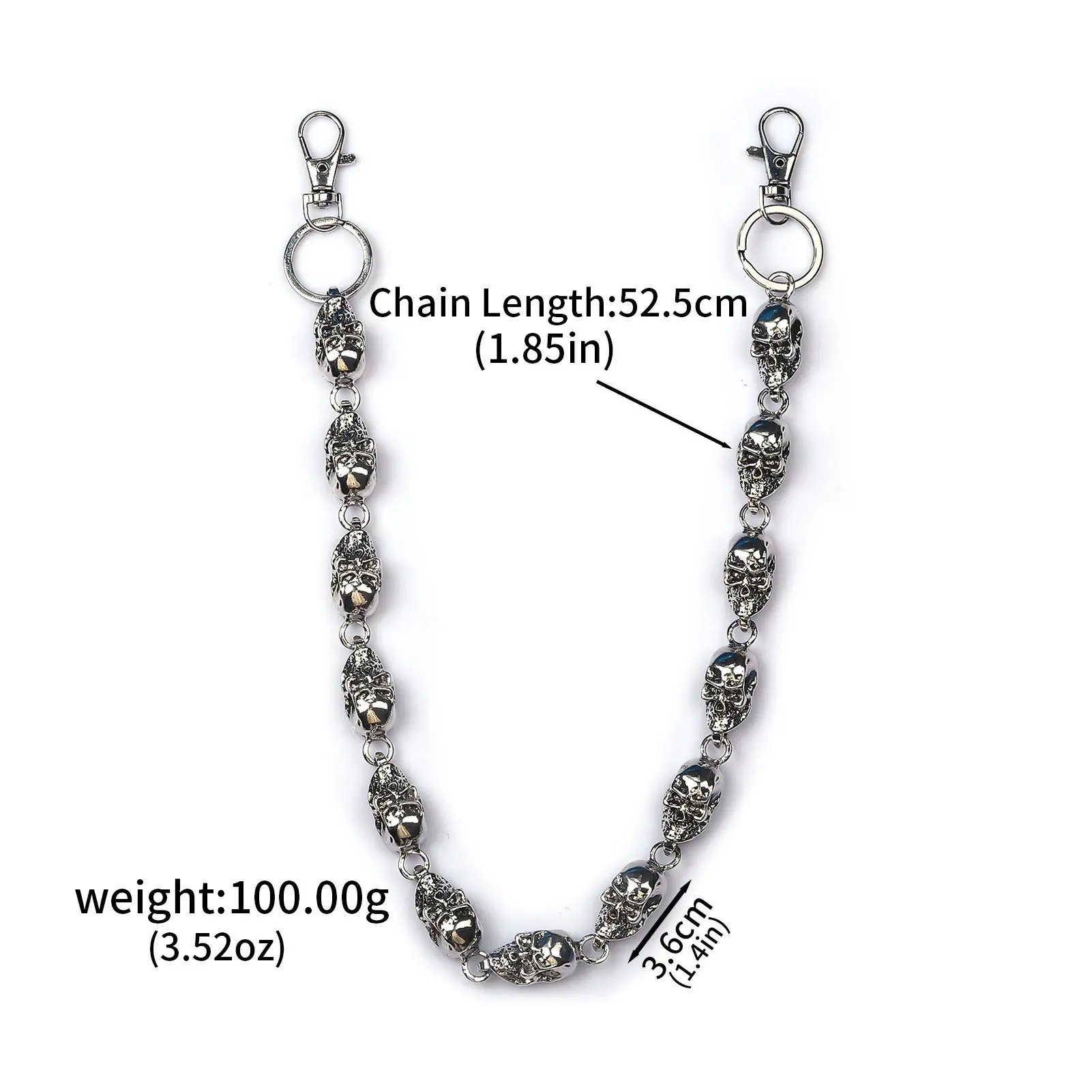 Ancient Silver Skull