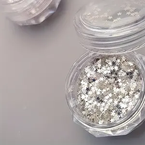 Sparkling Star Nail Glitter, Mini Pentagram Sequins, Safe and Multifunctional, Perfect for DIY and Salon, Nail Art, Crafts, Decorations