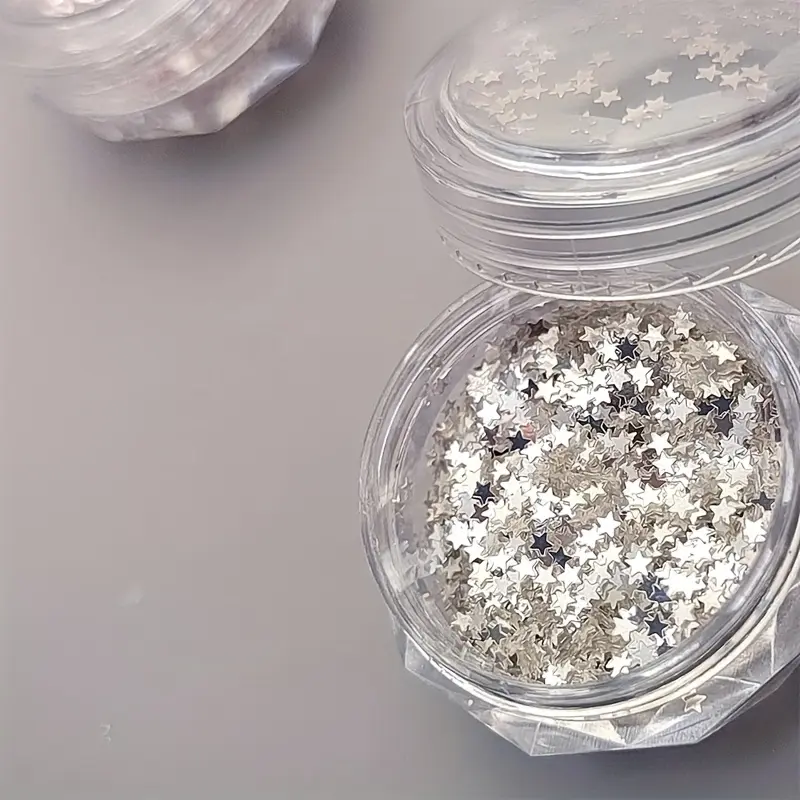 Sparkling Star Nail Glitter, Mini Pentagram Sequins, Safe and Multifunctional, Perfect for DIY and Salon, Nail Art, Crafts, Decorations, Diy Nails, Nail Art Supplies, Nail Art Products