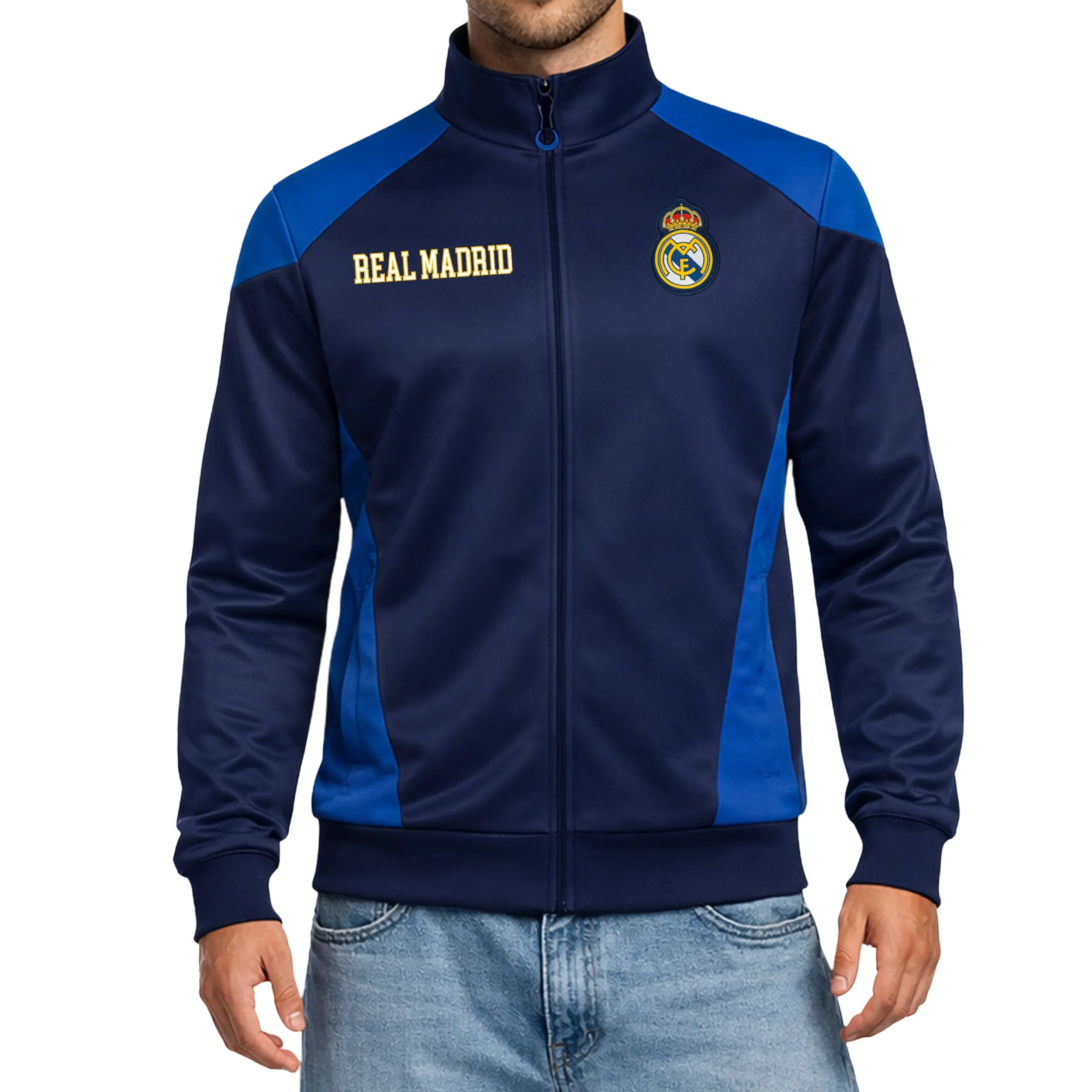 Real Madrid 青 長袖 ジャージ Real Madrid CF Track Jacket - RM84TJ - TikTok Shop