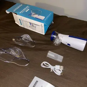 Portable Smart Humidifier with Auto-Cleaning & Dual Modes, Rechargeable Handheld Humidifier for Respiratory Care at Home/Travel, Adult & Kid-Friendly Design-YY