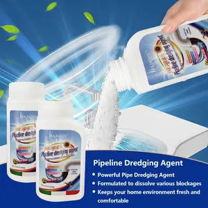 Powerful Pipe Cleaner, 1/2 PCS Powerful Pipe Dredging Agent, Powerful Sink and Drain Cleaner, Powerful Quick Cleaning Drain Toilet Cleaner Tool, for Kitchen Toilet Pipeline Quick Cleaning Tool