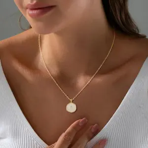 Tewiky Small Cross Necklace for Women, Dainty Cross Pendant Necklace, Everyday Simple Cross Charm Choker Minimalist Religious Jewelry Cute Trendy Gifts,Valentine's Day Gift