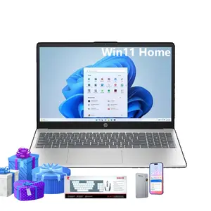 HP 2026 15.6'' Inch Laptop for Student&Business, i3-N305  Intel UHD Graphics, up to 32GB RAM, 512GB Storage, Windows 11 Home,Silver,Bundle Accessory
