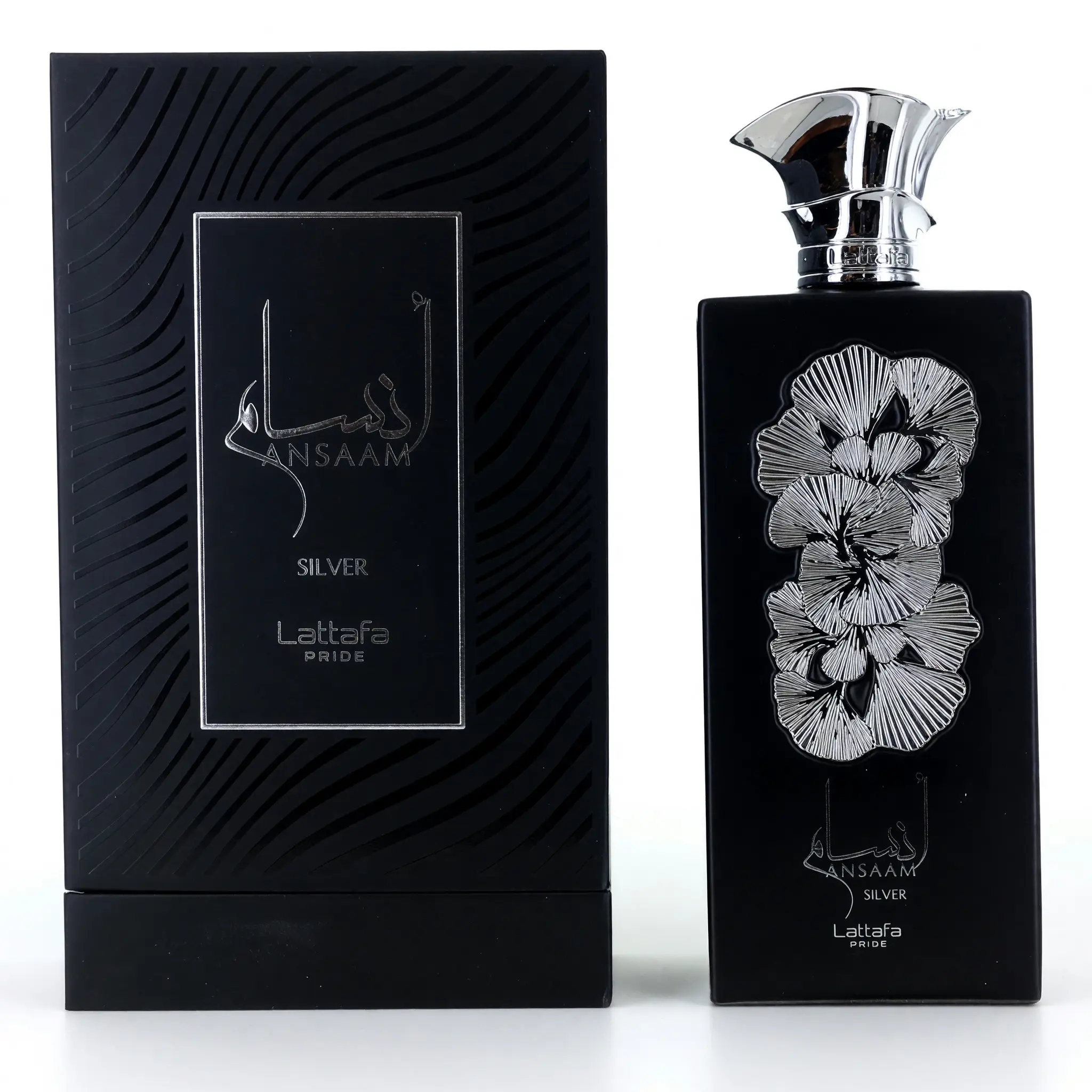 Ansaam Silver by Lattafa, 3.4 oz EDP Spray for Unisex