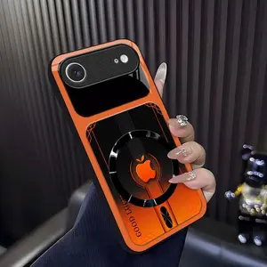 Luxury Sports Car Aesthetic MagSafe Case Anti-Scratch Magnetic Glass Cover for iPhone 17 Air ---975