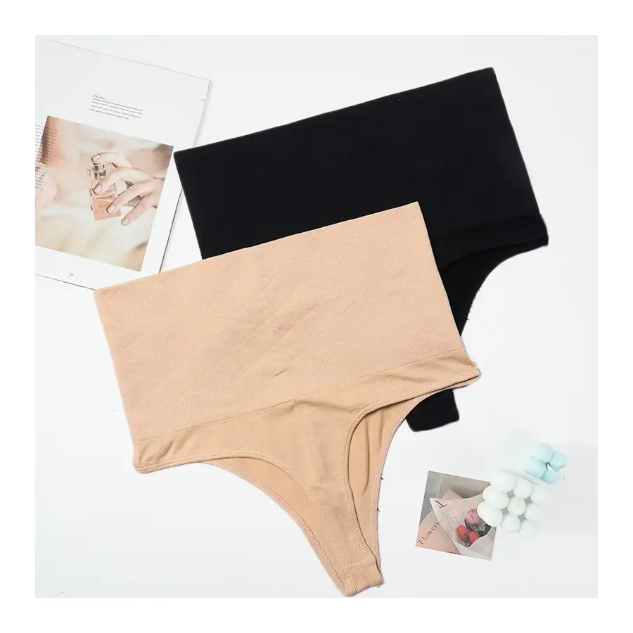 High Waist Trainer Women Tummy Slimming Control Panties Body Shaper Butt Lifter Thong Panty Shapewear Underwear Plus Isze S/3XL