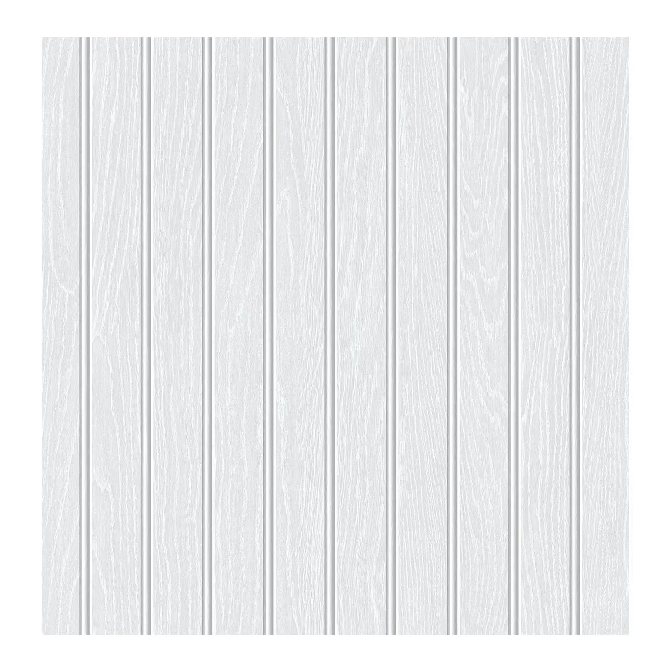 NextWall Faux Beadboard Peel and Stick Wallpaper Roll NextWall Faux Beadboard Peel and Stick Wallpaper Roll
