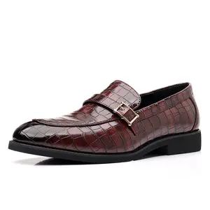 Autumn New Men's Business Casual Shoes, British Style Pointed Toe Loafers, Fashion Casual Stylist Trendy Shoes