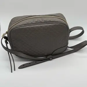 Pre-owned leather camera bag Gucci Bree