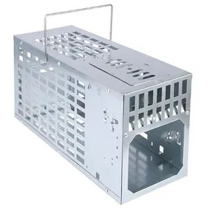 Humane Reusable Metal Live Mouse Trap - Continuous Capture Rat Rodent Cage, Pet & Children Safe, Indoor & Outdoor Use, Suitable for Farm Animal Enclosure & Egg Incubator Spotlight Needs