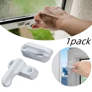 1 Pack 180 Degree Rotating T-Shape Anti-Theft Lock, Suitable for Flat Door Windows, Essential for Home Security, Easy Installation