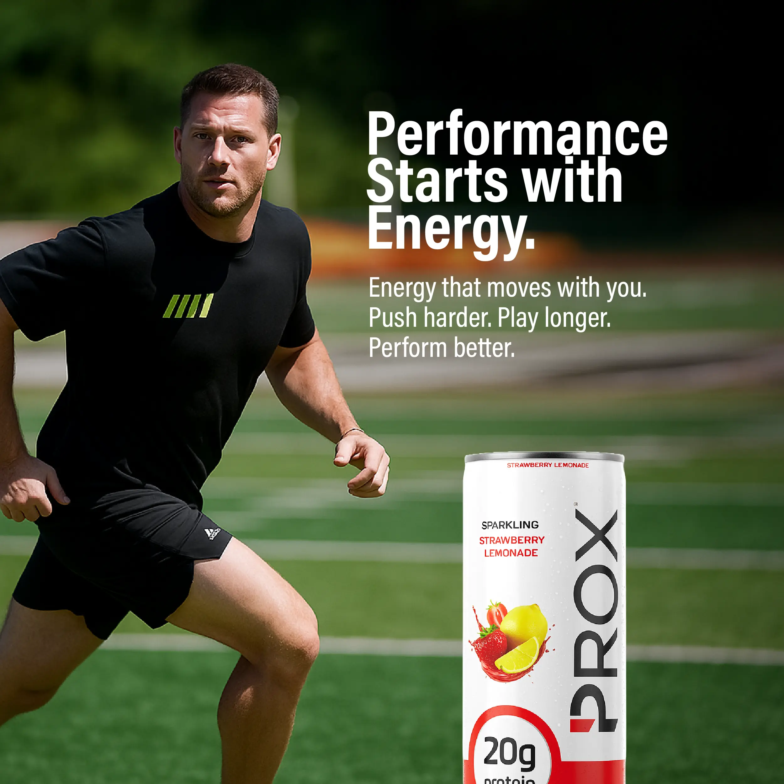 12 pack Prox Hybrid Energy Strawberry Lemonade | 20g Protein