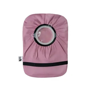 Dusty Rose Elastic Ostomy, Colostomy, Ileostomy Bag Cover