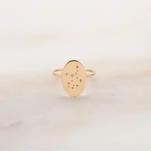 Stella Zodiac Constellation Ring