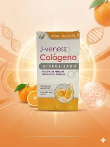J VENESS COLLAGEN HIDROLIZED. POWER FLAVOR ORANGE. 200G (7.0OZ)