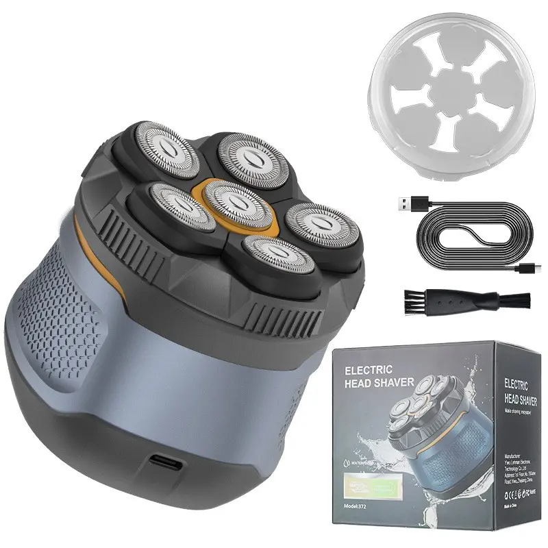 Get a smooth, close shave with this 6‑blade electric face shaver — flexible floating heads adapt to facial contours, fully washable for fresh, hygienic cleaning, and designed to help you look sharp every day.