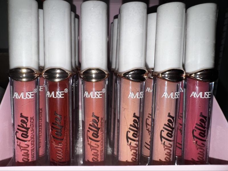 6 piece Velvet Matte Lipstick and Lip Gloss Set - Rich Color, Long-lasting Formula, Smooth Application, Perfect for Everyday Wear Makeup glossy Lip Glaze Set Glass Soft Silky Long-Lasting Lip Glaze lipgloss stick fall Cute Glass Lip Glaze Berry Pink