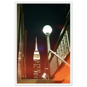 Empire State Building At Night, New York City, NY