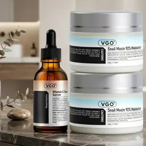 VGO Gentle Hydrating Duo – Vitamin C Serum & Snail Mucin 92% Cream