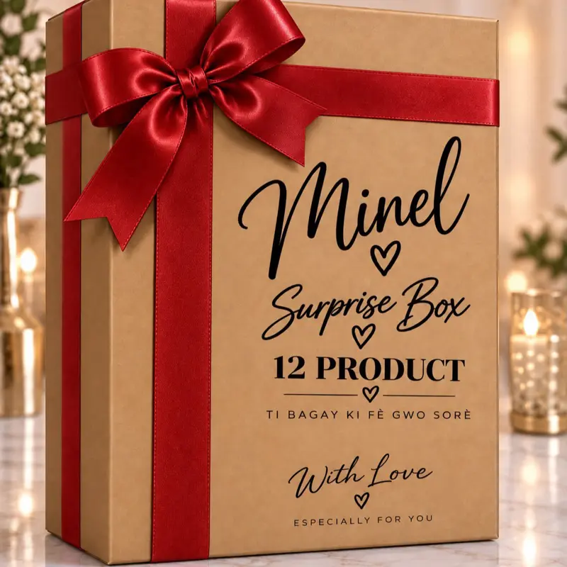 Minel box 12 product  suprise Gifts