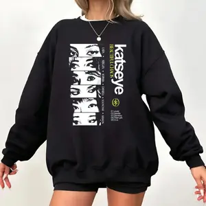 Katseye Beautiful Chaos Sweatshirt, Katseye Kpop Korea Hoodie, Global Girl Group Katseye Shirt, Eyekon Fandoom T Shirt , Unisex Sweater Pullover Tee