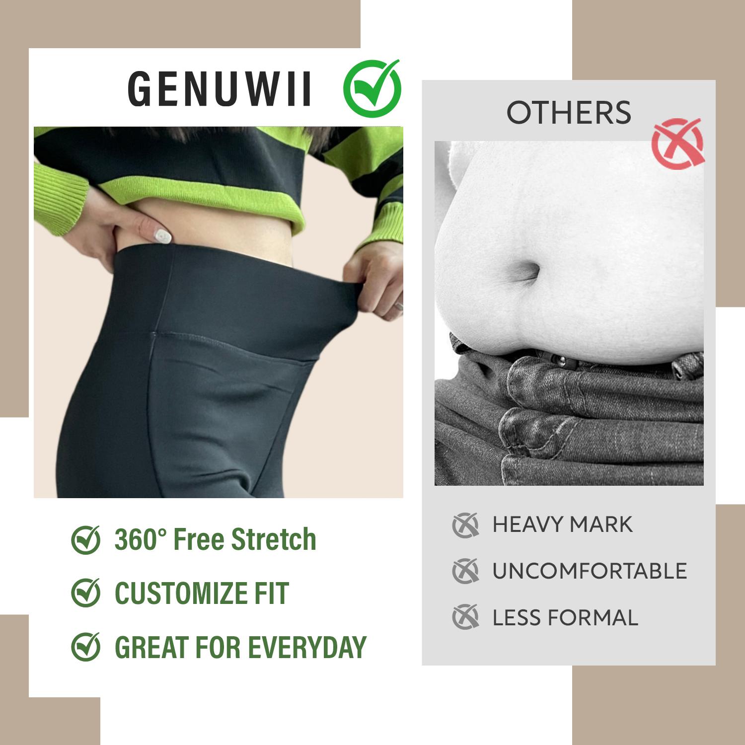 Womens Thermal FLeece Lined Genuwii Leggings for Cold Winter Warm, High Waist Flared Leg Women's Cozy Workout Wear Fleece Pants for Yoga Riding Casual Everyday Wear Ladies Bottoms for Autumn/Winter Going Out Bottoms【TikTokShopBlackFriday】 Womens Thermal FLeece Lined Genuwii Leggings for Cold Winter Warm, High Waist Flared Leg Women's Cozy Workout Wear Fleece Pants for Yoga Riding Casual Everyday Wear Ladies Bottoms for Autumn/Winter Going Out Bottoms【TikTokShopBlackFriday】