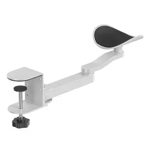 Ergonomic desktop arm elbow rest extension stand, desk mouse pad wrist support, arm support bracket, no drilling required