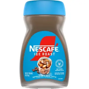 Nescafe Ice Roast Coffee Beverage 170g Jar - Refreshing & Rich Taste, Dissolve in Cold Water/Milk, 85 Cups, Instant Coffee, Glass Bottle.