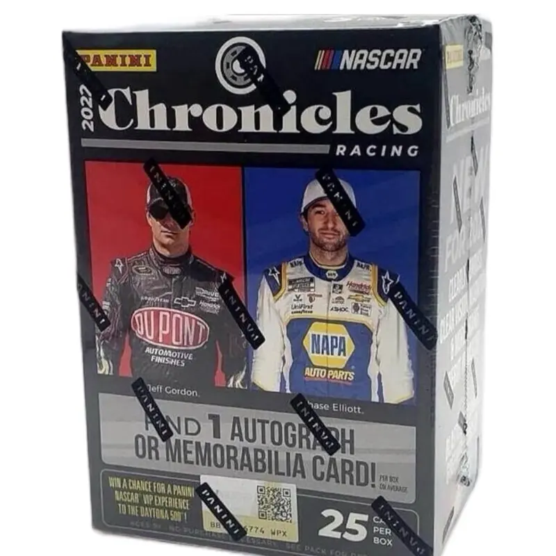 Panini NASCAR 2022 Chronicles Racing Trading Card BLASTER Box 5 Packs 1 Autograph or Memorabilia Card/avg with Jeff Gordon & Chase Elliott
