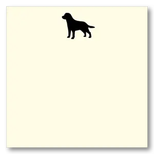 Black Lab Note Black
