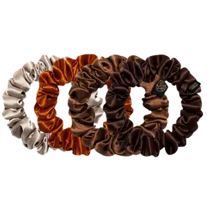 The Nude Edit Midi Silk Scrunchies (4 pc)
